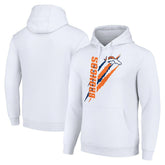 Starter Unisex Color Scratch Fleece Pullover Hoodie - Denver Broncos Hoodies