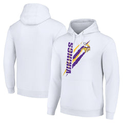 Starter Unisex Color Scratch Fleece Pullover Hoodie - Minnesota Vikings Hoodies