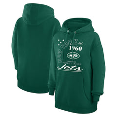 Starter Unisex Arch Team Fleece Pullover Hoodie - New York Jets Hoodies