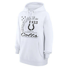Starter Unisex Arch Team Fleece Pullover Hoodie - Indianapolis Colts Hoodies