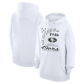 Starter Unisex Arch Team Fleece Pullover Hoodie - San Francisco 49ers Hoodies