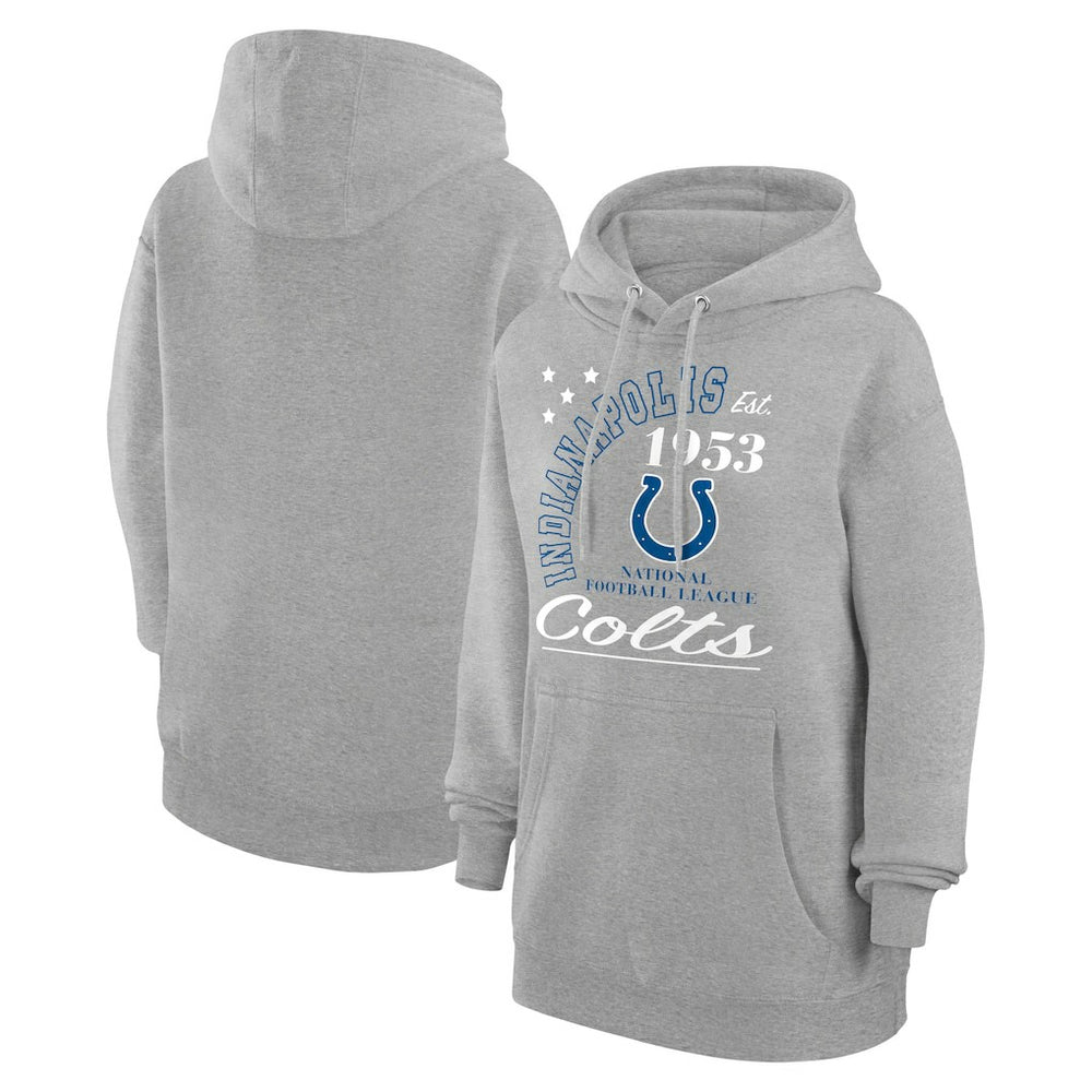 Starter Unisex Arch Team Fleece Pullover Hoodie - Indianapolis Colts Hoodies