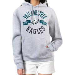 G-III 4Her by Carl Banks Women's City Graphic Team Fleece Pullover Hoodie - Philadelphia Eagles Hoodies