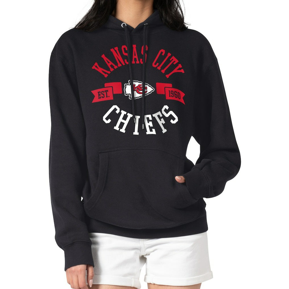 G-III 4Her by Carl Banks Women's City Graphic Team Fleece Pullover Hoodie - Kansas City Chiefs Hoodies