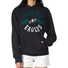 G-III 4Her by Carl Banks Women's City Graphic Team Fleece Pullover Hoodie - Philadelphia Eagles Hoodies