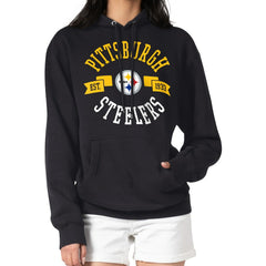 G-III 4Her by Carl Banks Women's City Graphic Team Fleece Pullover Hoodie - Pittsburgh Steelers Hoodies