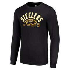 Starter Half Ball Team Long Sleeve T-Shirt - Pittsburgh Steelers T-shirts
