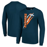 Starter Color Scratch Long Sleeve T-Shirt - Denver Broncos T-shirts