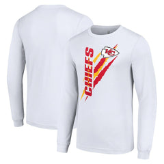 Starter Color Scratch Long Sleeve T-Shirt - Kansas City Chiefs T-shirts