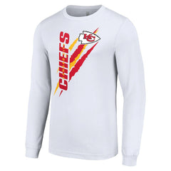 Starter Color Scratch Long Sleeve T-Shirt - Kansas City Chiefs T-shirts