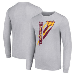 Starter Color Scratch Long Sleeve T-Shirt - Washington Commanders T-shirts