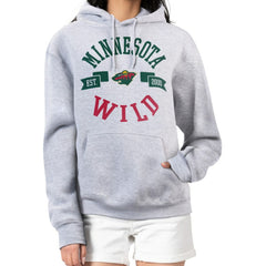 NHL Minnesota Wild G-III 4Her by Carl Banks Women's City Graphic Fleece Pullover Hoodie