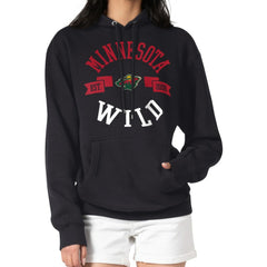 NHL Minnesota Wild G-III 4Her by Carl Banks Women's City Graphic Fleece Pullover Hoodie