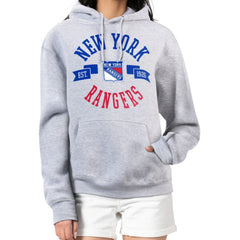 NHL New York Rangers G-III 4Her by Carl Banks Women's City Graphic Fleece Pullover Hoodie