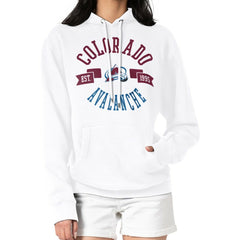 NHL Colorado Avalanche G-III 4Her by Carl Banks Women's City Graphic Fleece Pullover Hoodie