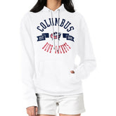 NHL Columbus Blue Jackets G-III 4Her by Carl Banks Women's City Graphic Fleece Pullover Hoodie