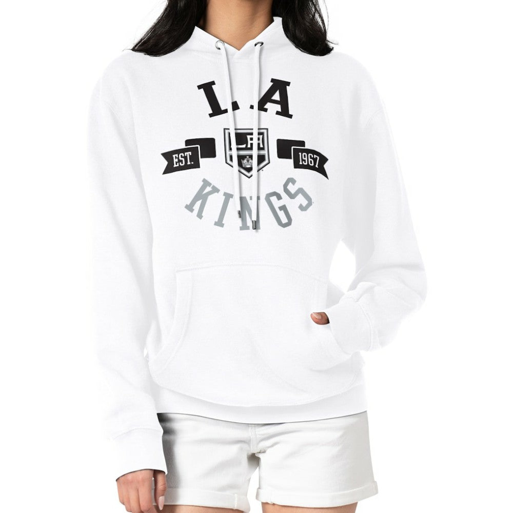 NHL Los Angeles Kings G-III 4Her by Carl Banks Women's City Graphic Fleece Pullover Hoodie
