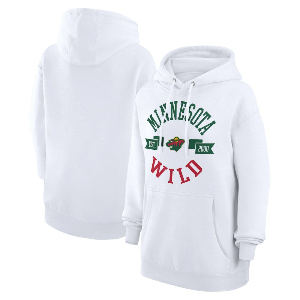 NHL Minnesota Wild G-III 4Her by Carl Banks Women's City Graphic Fleece Pullover Hoodie