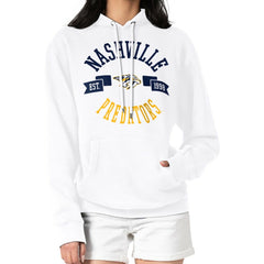 NHL Nashville Predators G-III 4Her by Carl Banks Women's City Graphic Fleece Pullover Hoodie