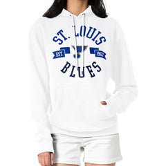 NHL St. Louis Blues G-III 4Her by Carl Banks Women's City Graphic Fleece Pullover Hoodie