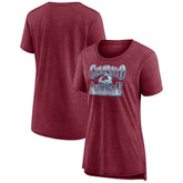NHL Colorado Avalanche Women's Crash the Net Tri-Blend T-Shirt