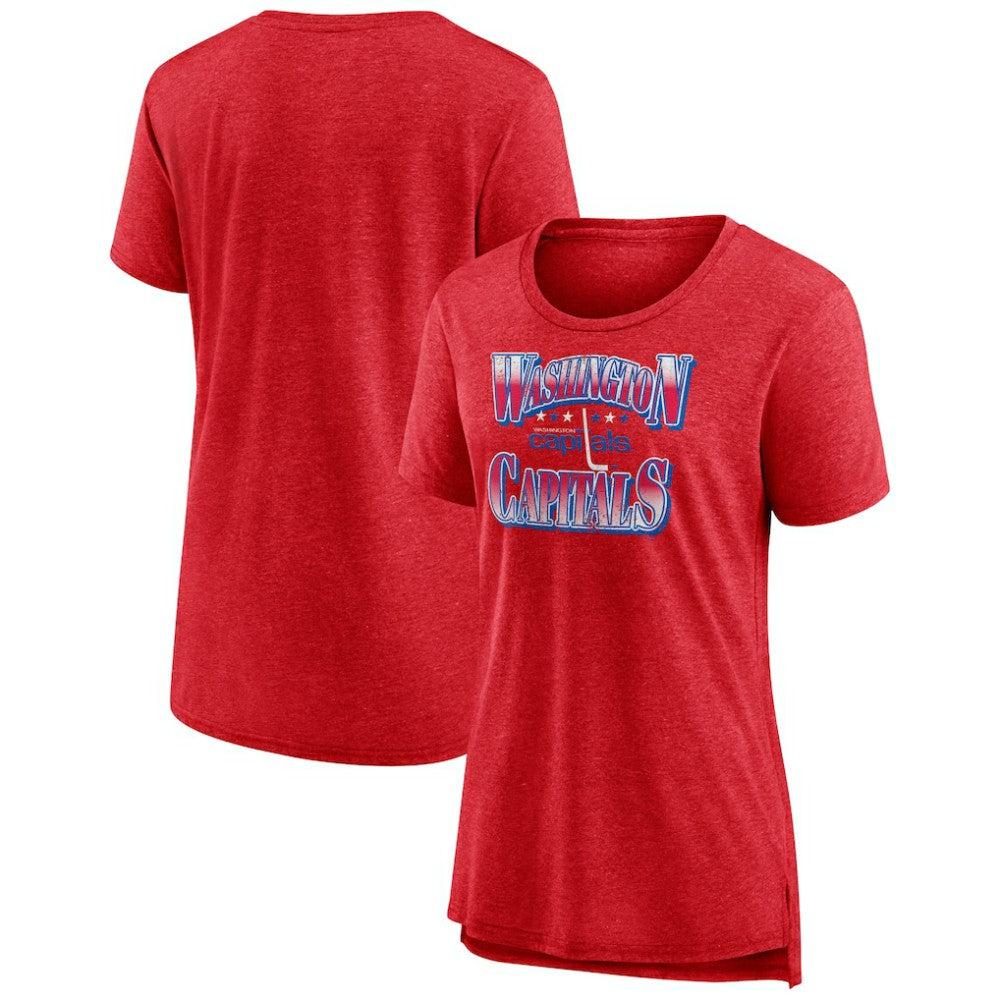 NHL Washington Capitals Women's Crash the Net Tri-Blend T-Shirt