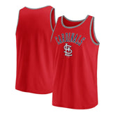 Red St. Louis Cardinals Fanatics Bet Tank Top