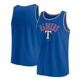 Royal Texas Rangers Fanatics Bet Tank Top