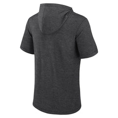 Heather Charcoal Chicago White Sox Fanatics Push Short Sleeve Pullover Hoodie