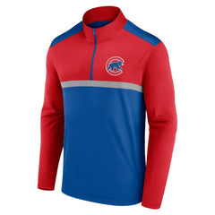 Royal Chicago Cubs Fanatics Unstoppable Quarter-Zip Top
