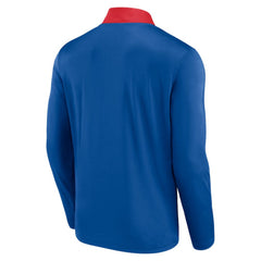 Royal Texas Rangers Fanatics Unstoppable Quarter-Zip Top