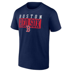 Navy Boston Red Sox Fanatics Hard To Beat T-Shirt