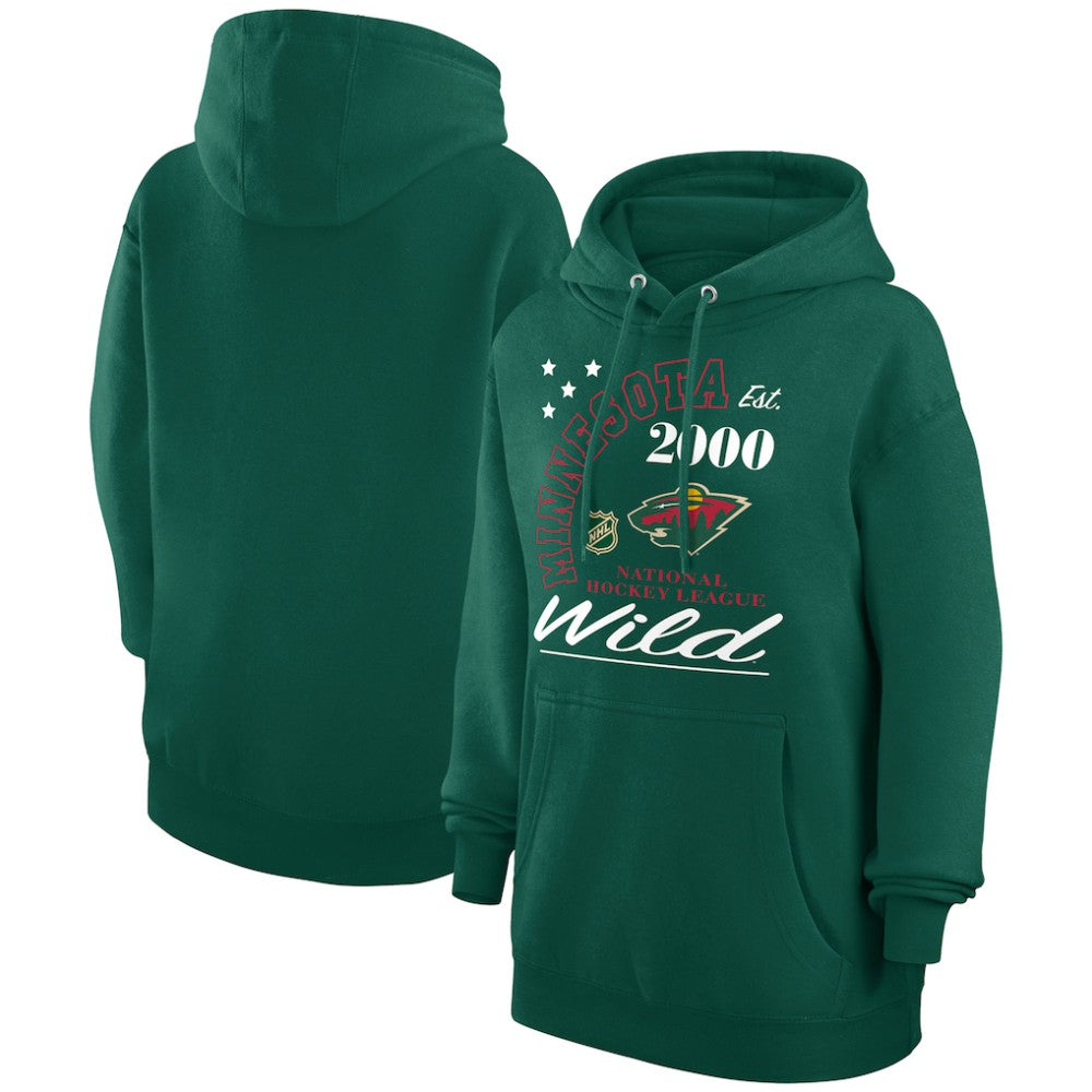 NHL Minnesota Wild Starter Arch City Team Graphic Fleece Pullover Hoodie