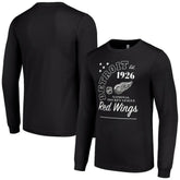 NHL Detroit Red Wings Starter Arch City Theme Graphic Long Sleeve T-Shirt