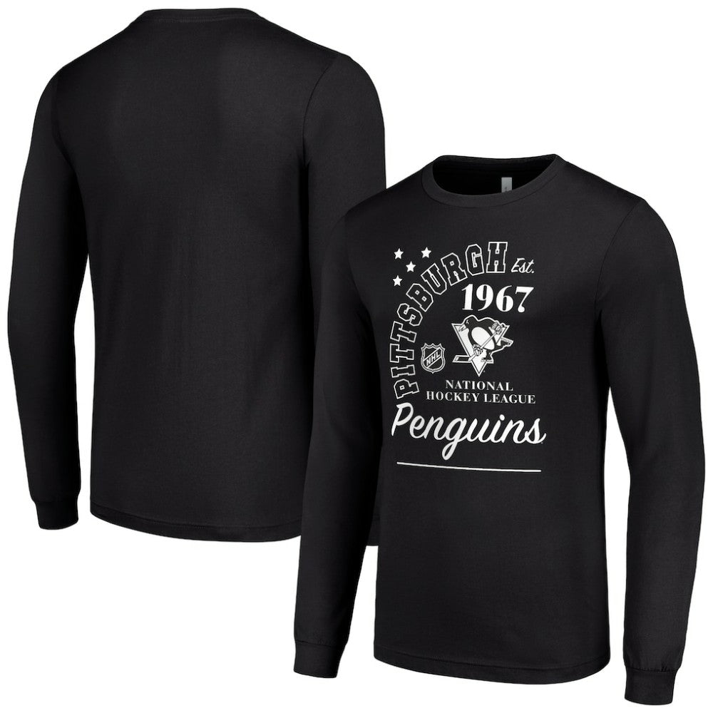 NHL Pittsburgh Penguins Starter Arch City Theme Graphic Long Sleeve T-Shirt