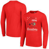 NHL Ottawa Senators Starter Arch City Theme Graphic Long Sleeve T-Shirt
