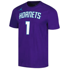 LaMelo Ball Charlotte Hornets Jordan Brand 2022/23 Statement Edition Name & Number T-Shirt