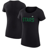 NHL Dallas Stars G-III 4Her by Carl Banks Women's Super-Slim Fit Lightweight Dot Print Team T-Shirt