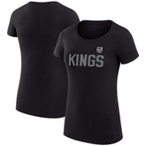NHL Los Angeles Kings G-III 4Her by Carl Banks Women's Super-Slim Fit Lightweight Dot Print Team T-Shirt