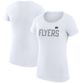 NHL Philadelphia Flyers G-III 4Her by Carl Banks Women's Super-Slim Fit Lightweight Dot Print Team T-Shirt