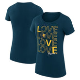 Indiana Pacers G-III 4Her by Carl Banks Women's Super-Slim Fit Lightweight Basketball Love T-Shirt