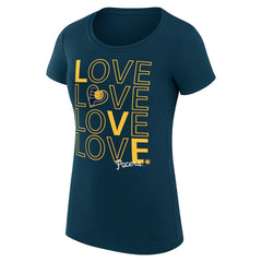 Indiana Pacers G-III 4Her by Carl Banks Women's Super-Slim Fit Lightweight Basketball Love T-Shirt