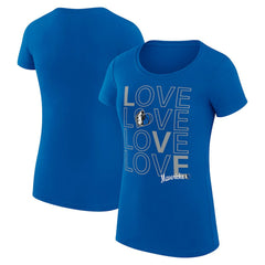 Dallas Mavericks G-III 4Her by Carl Banks Women's Super-Slim Fit Lightweight Basketball Love T-Shirt sale
