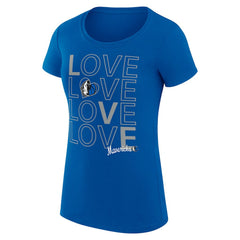 Dallas Mavericks G-III 4Her by Carl Banks Women's Super-Slim Fit Lightweight Basketball Love T-Shirt sale