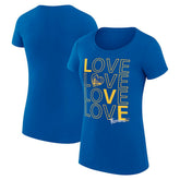 Golden State Warriors G-III 4Her by Carl Banks Women's Super-Slim Fit Lightweight Basketball Love T-Shirt sale
