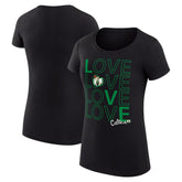 Boston Celtics G-III 4Her by Carl Banks Women's Super-Slim Fit Lightweight Basketball Love T-Shirt