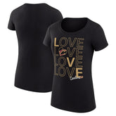 Cleveland Cavaliers G-III 4Her by Carl Banks Women's Super-Slim Fit Lightweight Basketball Love T-Shirt sale