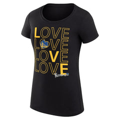 Golden State Warriors G-III 4Her by Carl Banks Women's Super-Slim Fit Lightweight Basketball Love T-Shirt sale