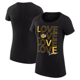 Los Angeles Lakers G-III 4Her by Carl Banks Women's Super-Slim Fit Lightweight Basketball Love T-Shirt