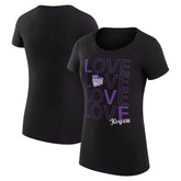 Sacramento Kings G-III 4Her by Carl Banks Women's Super-Slim Fit Lightweight Basketball Love T-Shirt